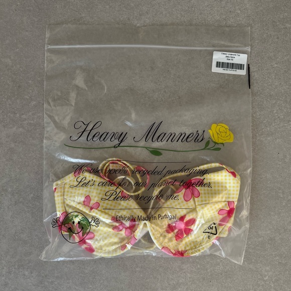 NWT HEAVY MANNERS BABY SPICE CLASSIC UNDERWIRE TOP - Picture 5 of 10